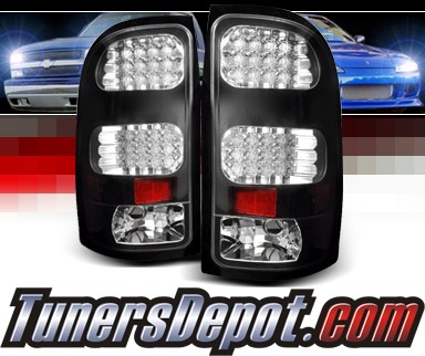 SPEC-D® LED Tail Lights (Black) - 07-13 GMC Sierra