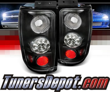 SPEC-D® LED Tail Lights (Black) - 97-02 Ford Expedition