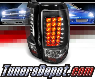 SPEC-D® LED Tail Lights (Black) - 99-02 Chevy Silverado
