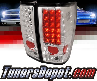 SPEC-D® LED Tail Lights (Chrome) - 04-12 Nissan Titan