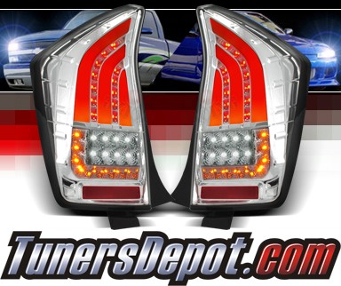 SPEC-D® LED Tail Lights (Chrome) - 10-11 Toyota Prius 3dr (Version 2)