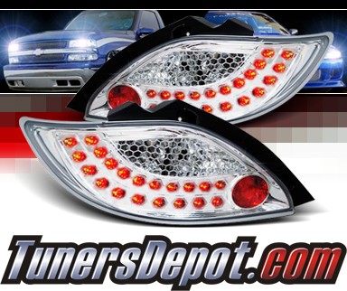 SPEC-D® LED Tail Lights (Chrome) - 11-12 Mazda 2