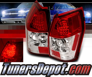 SPEC-D® LED Tail Lights (Red) - 05-08 Dodge Magnum 