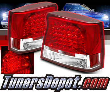 SPEC-D® LED Tail Lights (Red) - 06-08 Dodge Charger