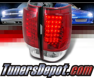SPEC-D® LED Tail Lights (Red) - 07-10 GMC Yukon Denali