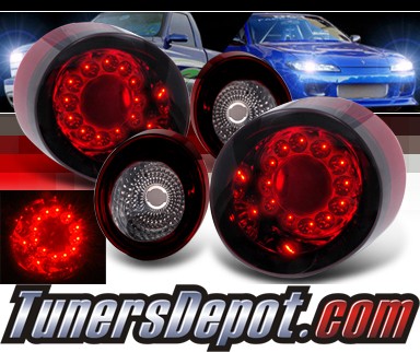 SPEC-D® LED Tail Lights (Red/Smoke) - 05-10 Chevy Cobalt 2dr
