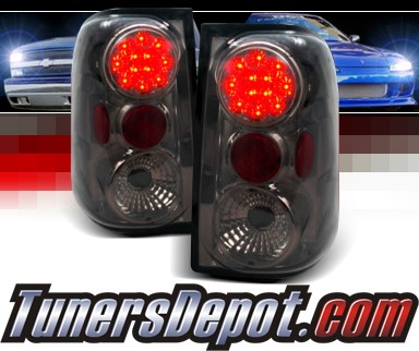 SPEC-D® LED Tail Lights (Smoke) - 03-06 Ford Expedition