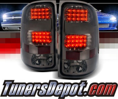 SPEC-D® LED Tail Lights (Smoke) - 07-13 GMC Sierra