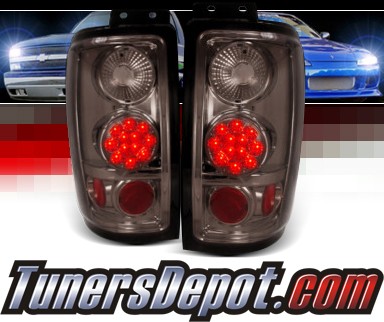 SPEC-D® LED Tail Lights (Smoke) - 97-02 Ford Expedition
