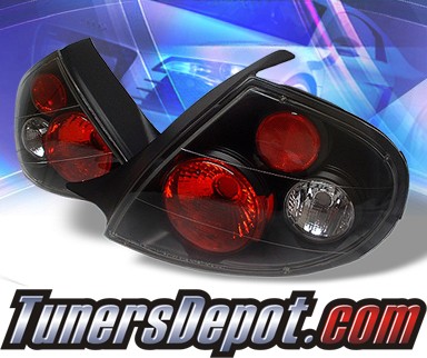 Sonar® Altezza Tail Lights (Black) - 00-02 Dodge Neon