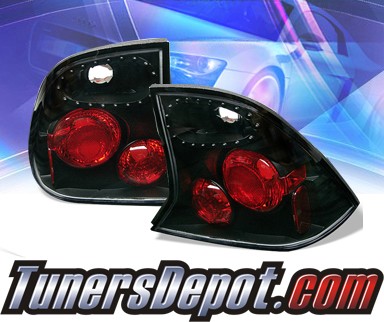 Sonar® Altezza Tail Lights (Black) - 00-04 Ford Focus 4dr
