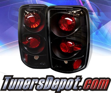 Sonar® Altezza Tail Lights (Black) - 00-06 GMC Yukon Denali XL (w/o Barn Doors)