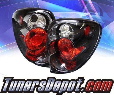 Sonar® Altezza Tail Lights (Black) - 01-06 Dodge Caravan