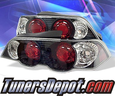 Sonar® Altezza Tail Lights Black - 02-04 Acura RSX ALT-YD-ARSX02-BK