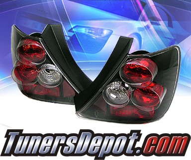 Sonar® Altezza Tail Lights (Black) - 02-05 Honda Civic 3dr.