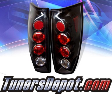 Sonar® Altezza Tail Lights (Black) - 02-06 Chevy Avalanche