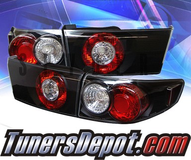 Sonar® Altezza Tail Lights (Black) - 03-05 Honda Accord 4dr.