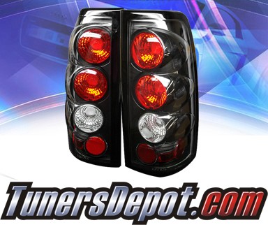 Sonar® Altezza Tail Lights (Black) - 03-06 Chevy Silverado