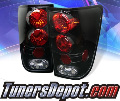 Sonar® Altezza Tail Lights (Black) - 04-09 Nissan Titan