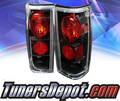 Sonar® Altezza Tail Lights (Black) - 82-93 GMC Sonoma