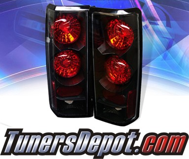 Sonar® Altezza Tail Lights (Black) - 85-05 Chevy Astro Van