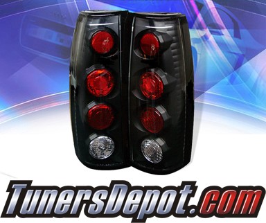 Sonar® Altezza Tail Lights (Black) - 88-98 GMC Full Size Pick Up
