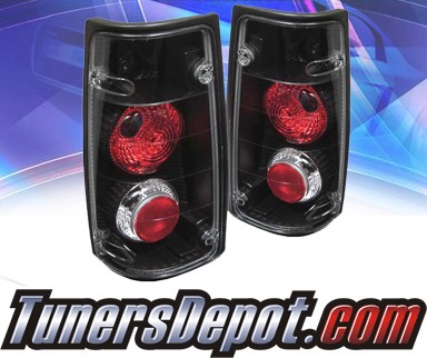 Sonar® Altezza Tail Lights (Black) - 89-94 Isuzu Amigo