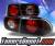 Sonar® Altezza Tail Lights (Black) - 92-95 Honda Civic 2/4dr.