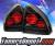 Sonar® Altezza Tail Lights (Black) - 92-96 Honda Prelude