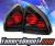 Sonar® Altezza Tail Lights (Black) - 92-96 Honda Prelude