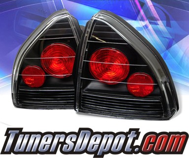 Sonar® Altezza Tail Lights (Black) - 92-96 Honda Prelude