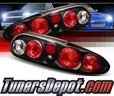 Sonar® Altezza Tail Lights (Black) - 93-02 Chevy Camaro