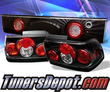 Sonar® Altezza Tail Lights (Black) - 93-97 Toyota Corolla