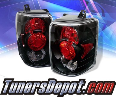 Sonar® Altezza Tail Lights (Black) - 93-98 Jeep Grand Cherokee