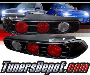 Sonar® Altezza Tail Lights (Black) - 94-01 Acura Integra 2dr. Coupe