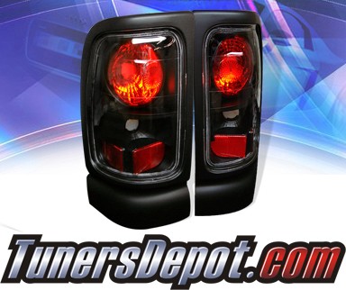 Sonar® Altezza Tail Lights (Black) - 94-01 Dodge Ram