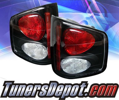 Sonar® Altezza Tail Lights (Black) - 94-04 Chevy S10 S-10