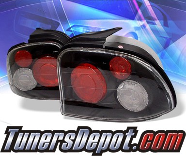 Sonar® Altezza Tail Lights (Black) - 95-99 Dodge Neon