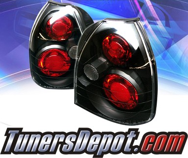 Sonar® Altezza Tail Lights (Black) - 96-00 Honda Civic 3dr.