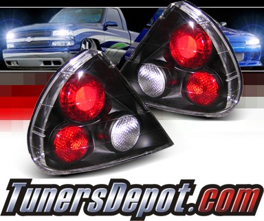Sonar® Altezza Tail Lights (Black) - 97-00 Mitsubishi Lancer