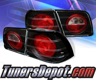 Sonar® Altezza Tail Lights (Black) - 97-99 Nissan Maxima