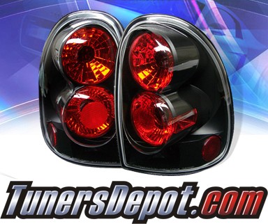 Sonar® Altezza Tail Lights (Black) - 98-03 Dodge Durango