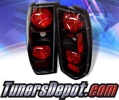 Sonar® Altezza Tail Lights (Black) - 98-04 Nissan Frontier