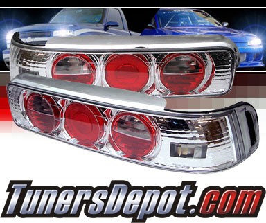 Sonar® Altezza Tail Lights (Chrome) - 90-93 Acura Integra 2dr.
