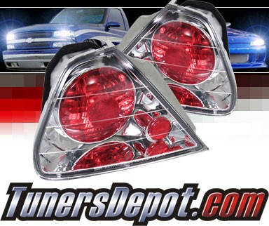 Sonar® Altezza Tail Lights (Chrome) - 98-00 Honda Accord 2dr.