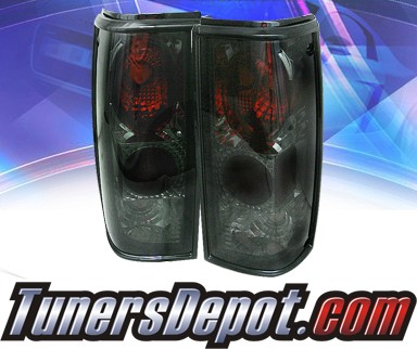 Sonar® Altezza Tail Lights (Smoke) - 82-93 Chevy S10 S-10
