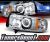 Sonar® CCFL Halo Projector Headlights - 94-01 Dodge Ram 1500 Pickup