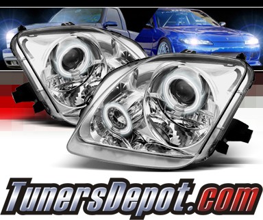 Sonar® CCFL Halo Projector Headlights - 97-01 Honda Prelude