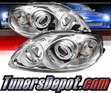 Sonar® CCFL Halo Projector Headlights - 99-00 Honda Civic