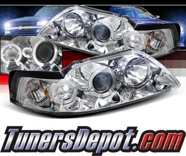 Sonar® CCFL Halo Projector Headlights - 99-04 Ford Mustang